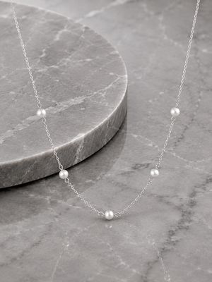Ketting Sterling Silver Parels