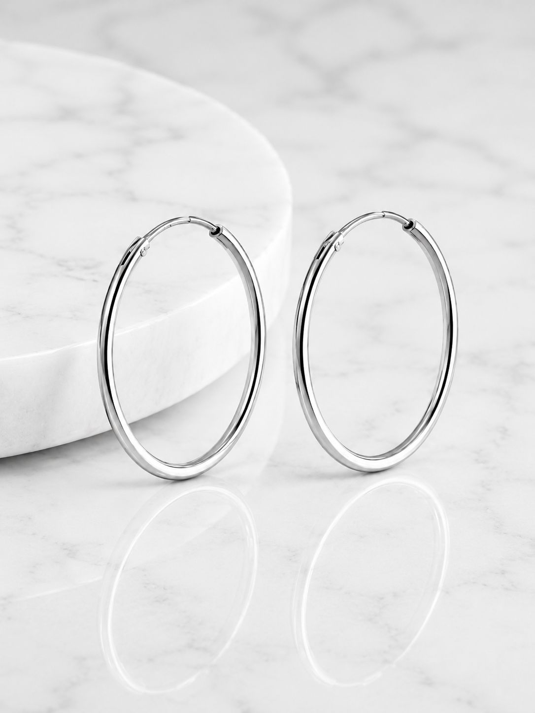 Oorbellen hoops sterling silver
