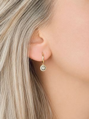 Oorbellen Bee My Golden Lotus Sterling Silver Verguld