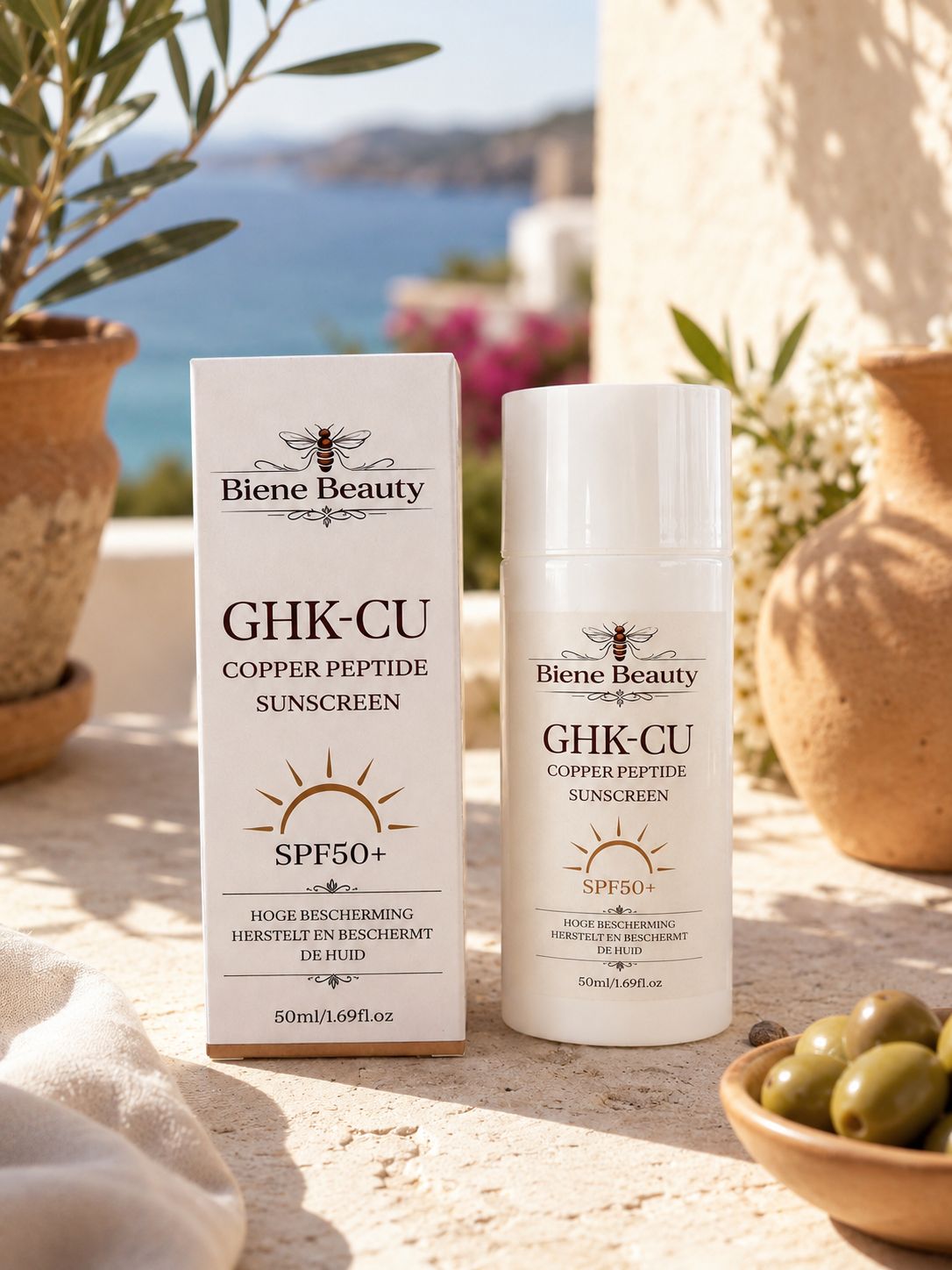 Bee Copper Peptide Sunscreen SPF50 - Verzorgen en Beschermen