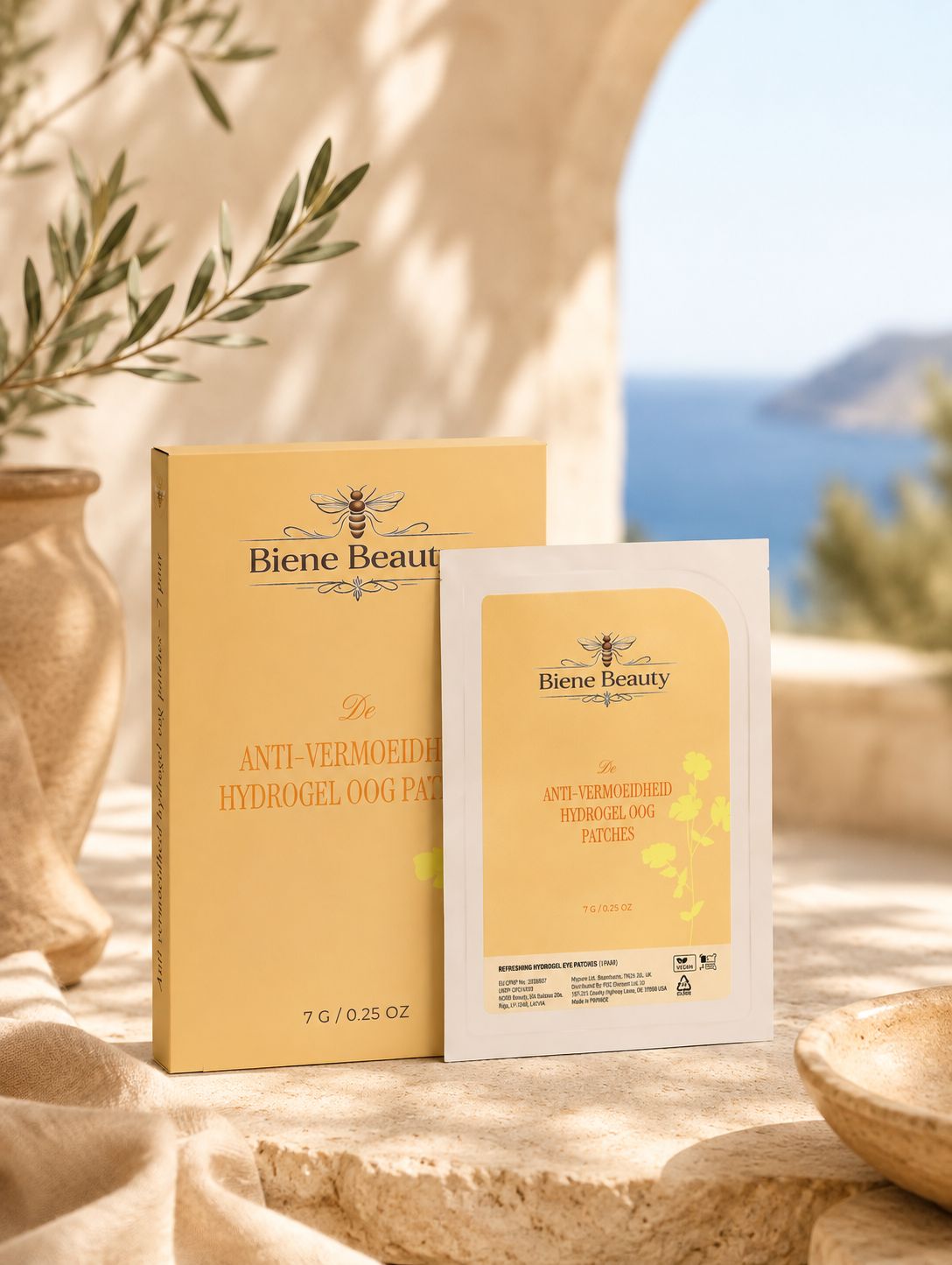 Bee Anti-Vermoeidheid Hydrogel Oog Patches - 1 paar of 7 paar