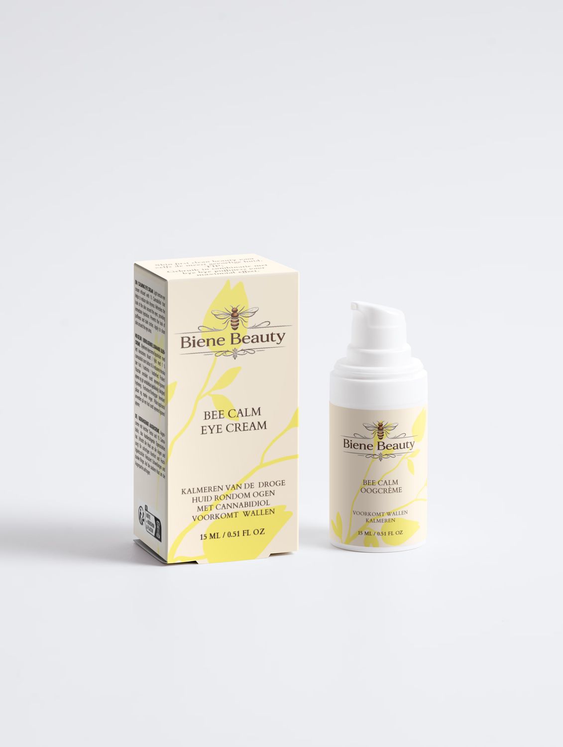 Bee Calm Oogcrème 15ml - helpt de zichtbaarheid van wallen en donkere kringen te verminderen