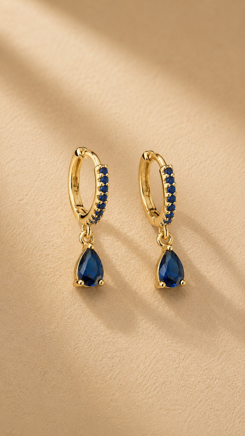 Oorbellen Royal Blue Drop