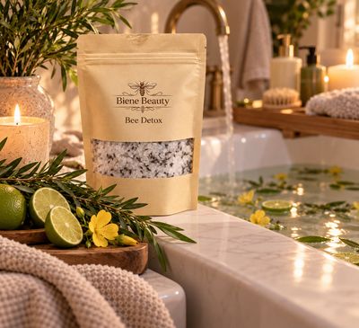 Bee Detox – Himalaya Badzout met Tea Tree &amp; Limoen 500gr