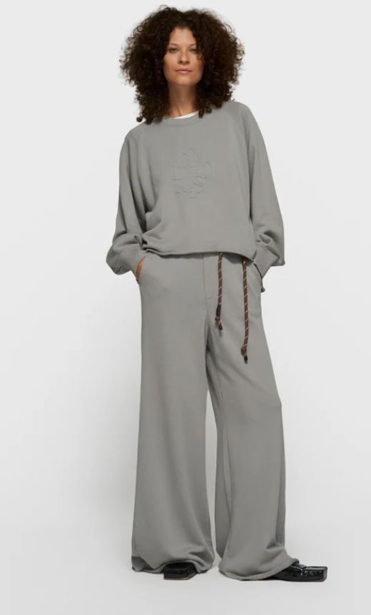 10 DAYS Wide jogger grijs 20-019-6201