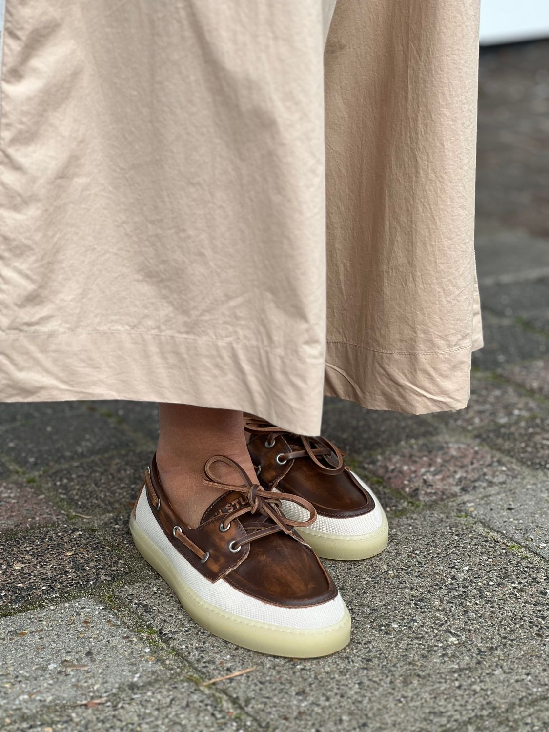 COPENHAGEN Loafer linnen bruin CPH160