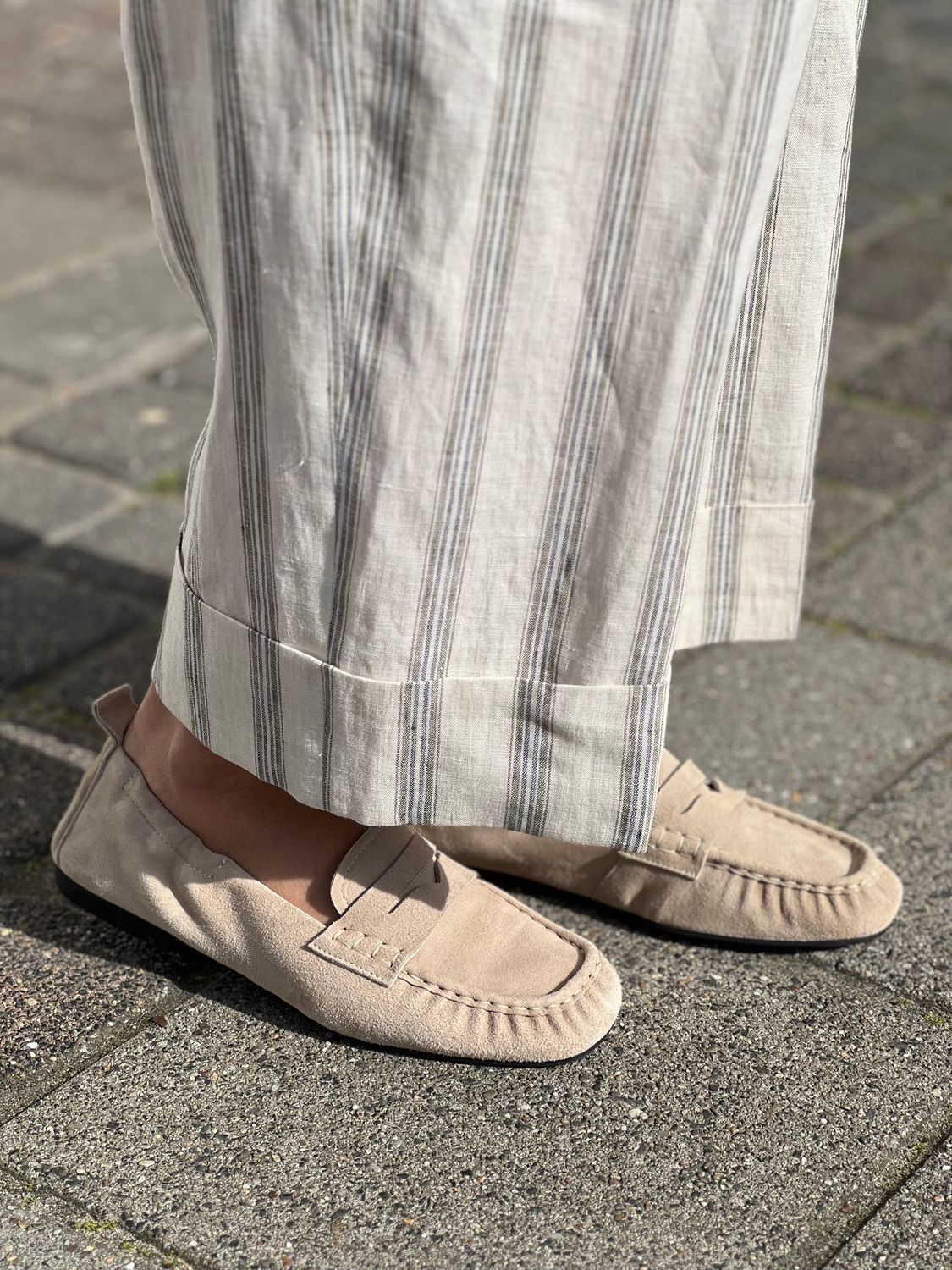 COPENHAGEN Loafer suede zand CPH885
