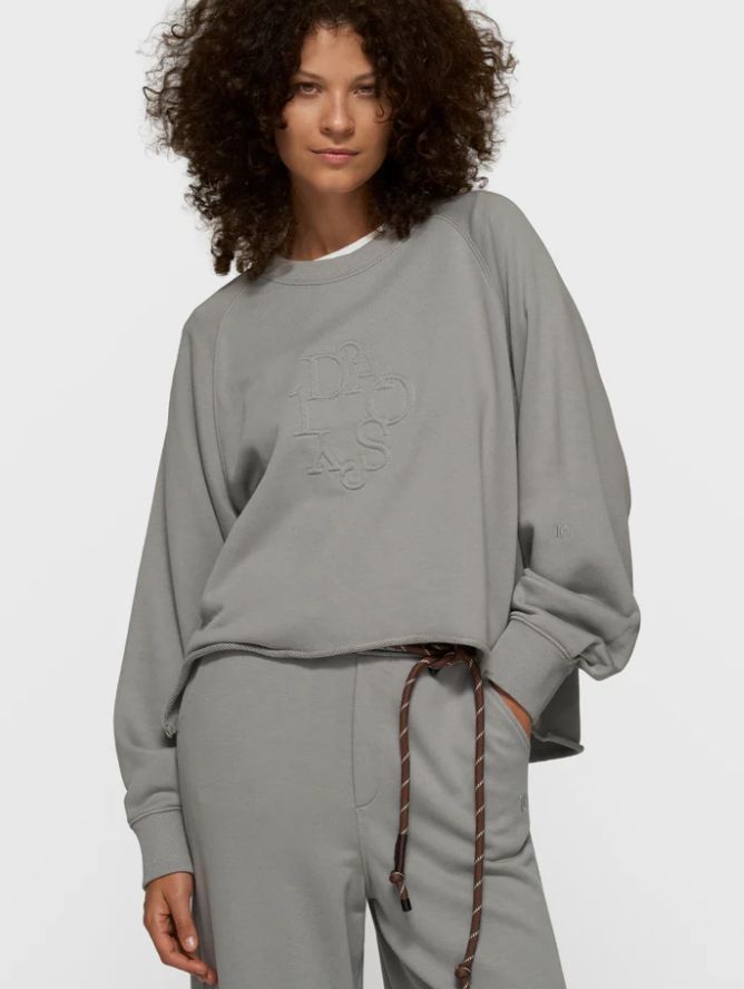 10 DAYS LA sweater grijs 20-804-6201