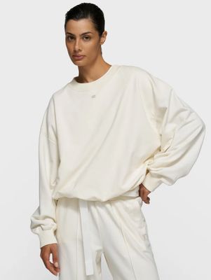 10 DAYS Pleated sweater ecru 20-820-6201