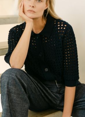 AIMEE Vest blauw GinaS6