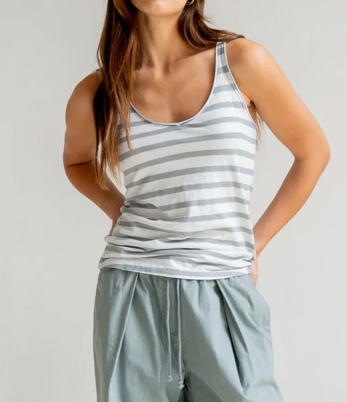 PENN &amp; INK Hemdje grijs S26F1802