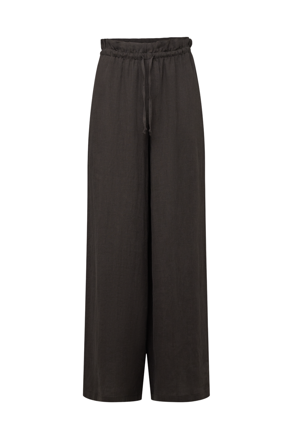 DRYKORN Linnen broek antraciet 126082 DWINDLE