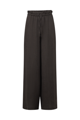 DRYKORN Linnen broek antraciet 126082 DWINDLE