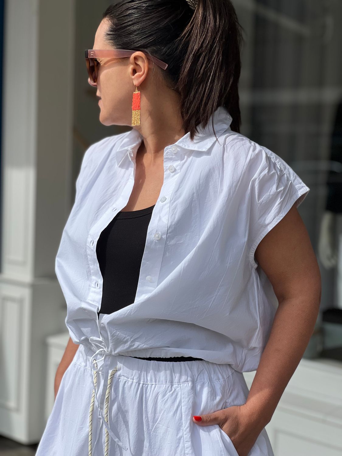 Alchemist Blouse wit SB0115  FLORA