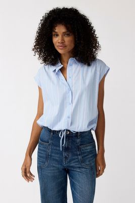 Alchemist Streep blouse bleu SB0213 FLORA