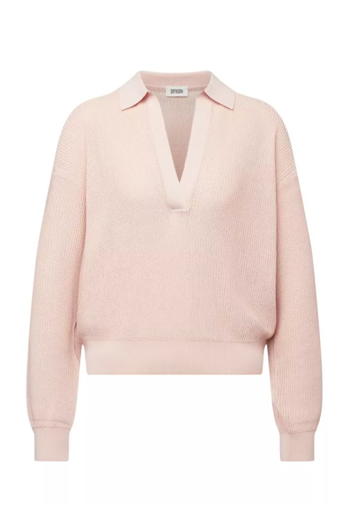 DRYKORN Polo trui zalm rose 425169 JORGIA