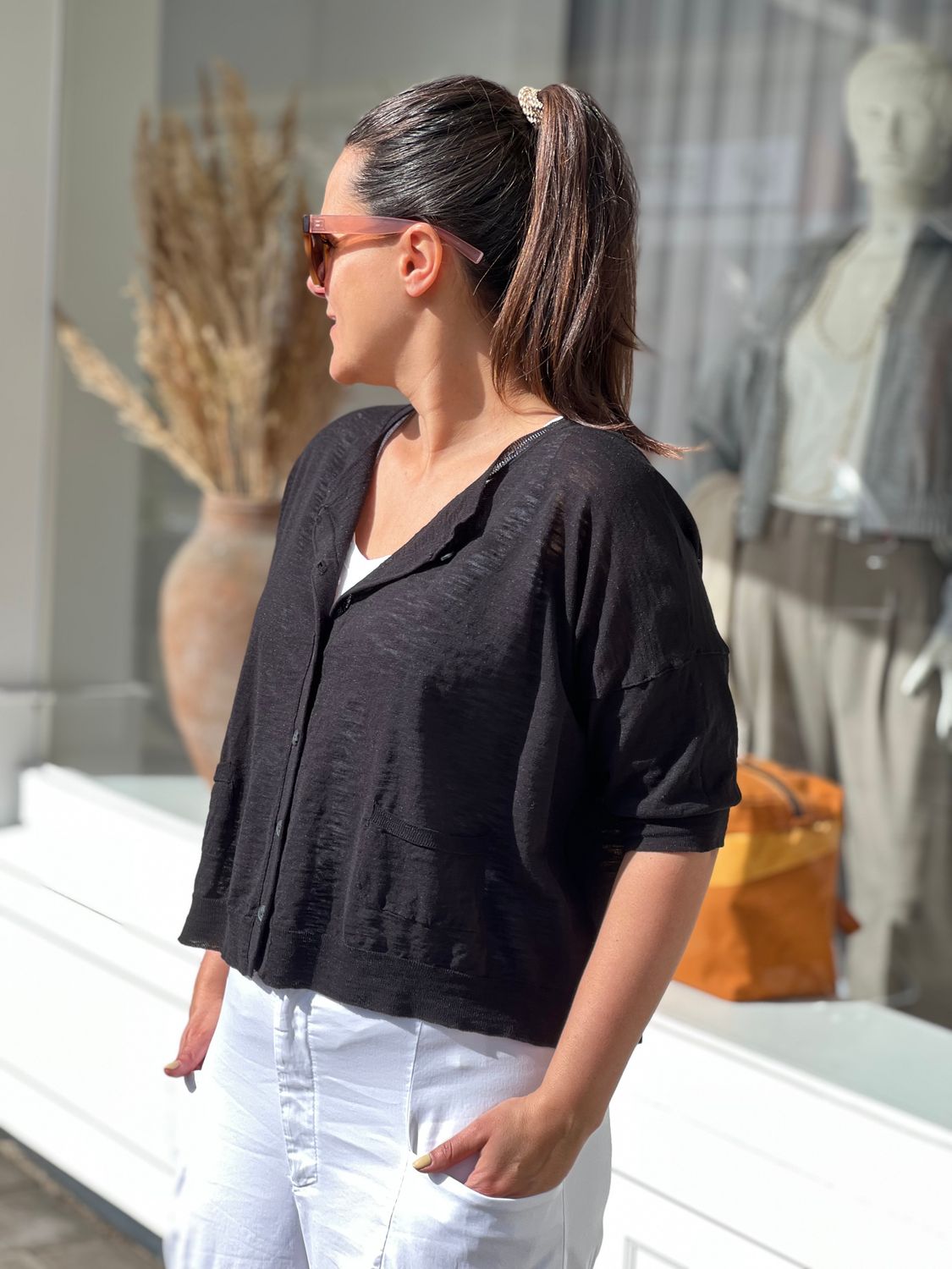 TRANSIT Vest zwart 5402