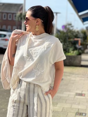 PESERICO Blouse Ecru S06008L