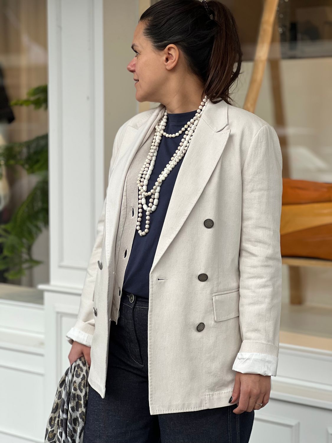 PESERICO Blazer zand S01731L12