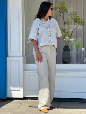 TRANSIT Pantalon Zand B111