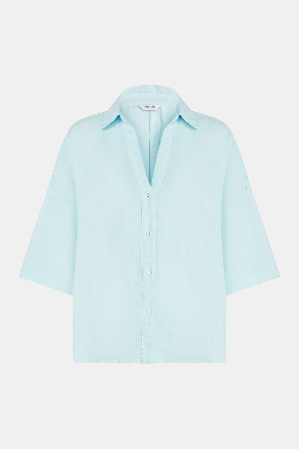 PENN &amp; INK N.Y. Blouse pastel blue S26Z885LTD