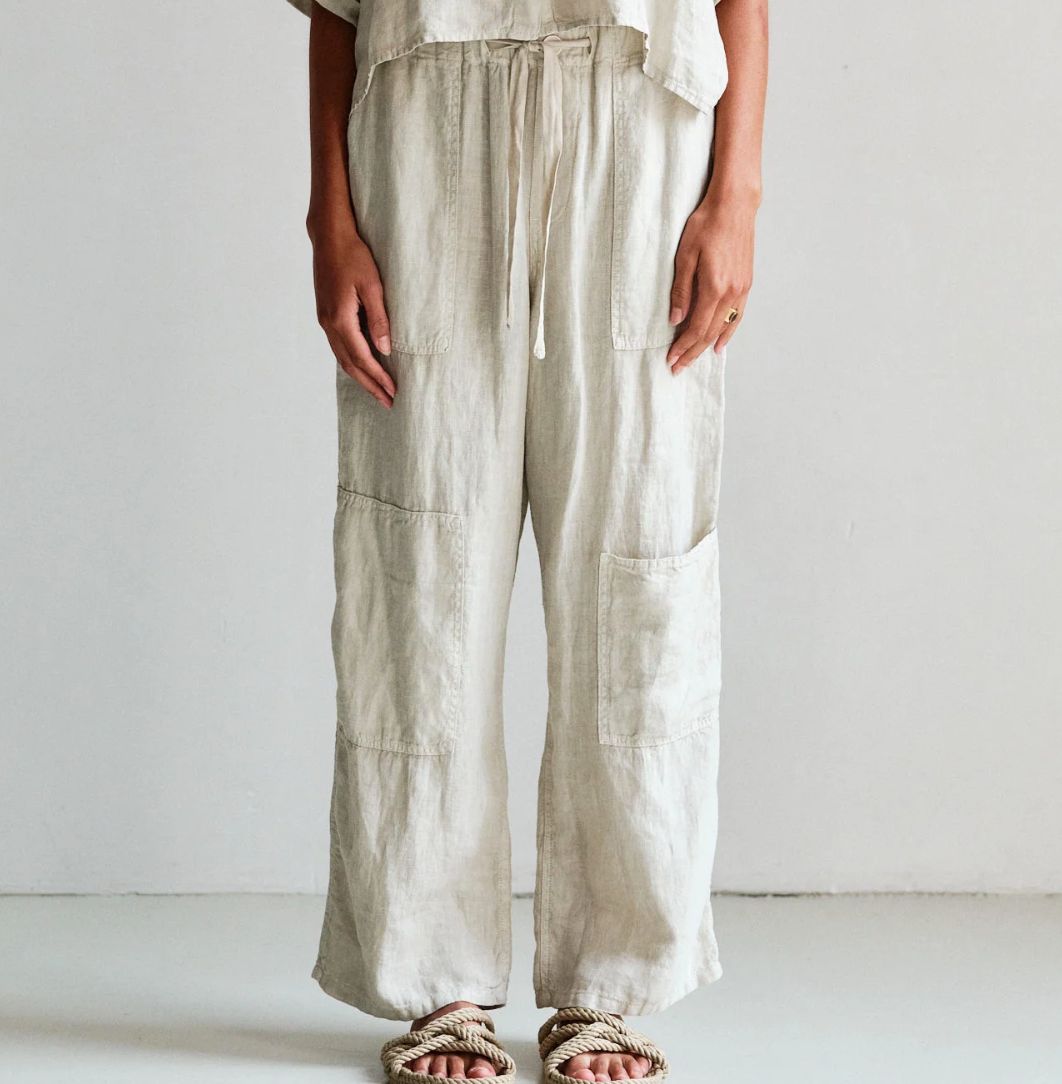 PENN &amp; INK N.Y. Trousers jute S26Z882LTD