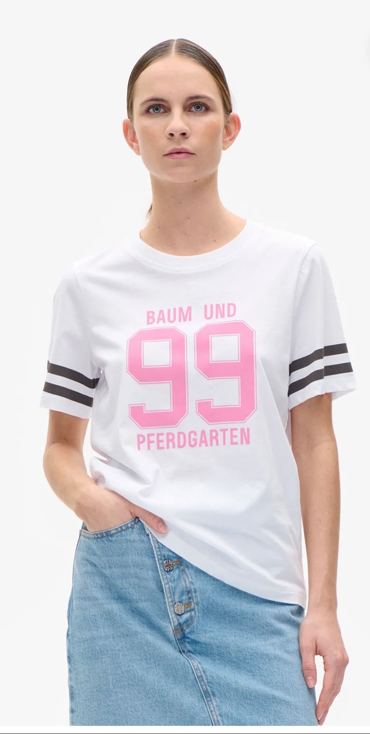 Baum und Pferdgarten Shirt JAWO Wit 24957