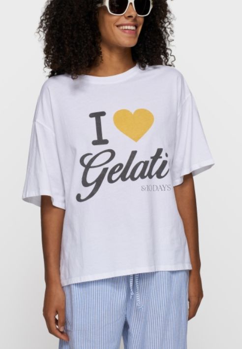 10 Days gelati tee white 20-745-6202