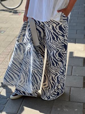 10 Days wide jogger zebra light vanilla 20-003-6202