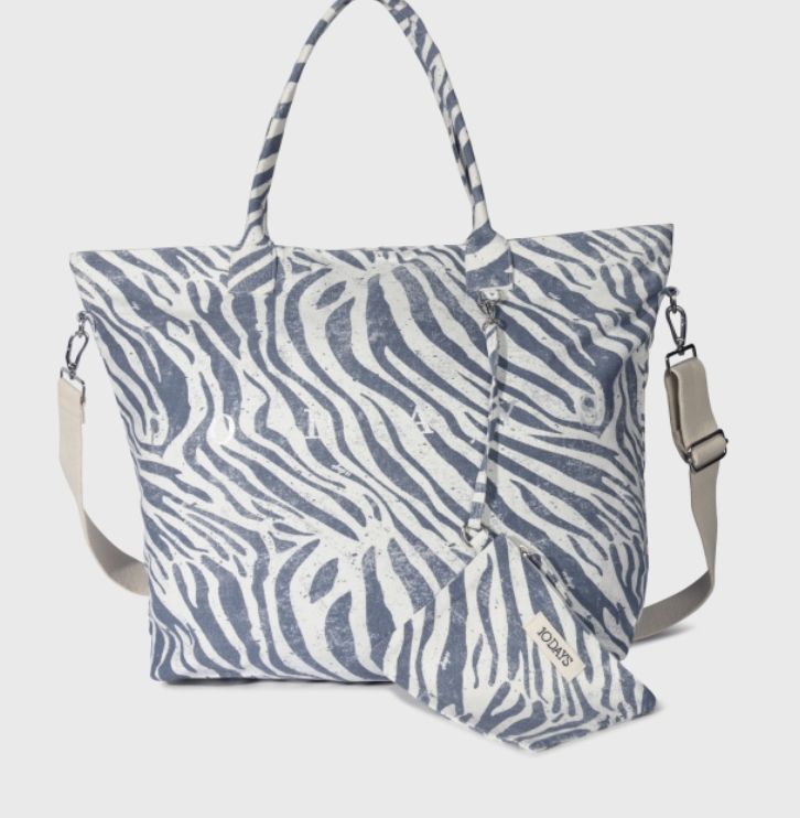 10 Days beach shopper zebra light vanilla 20-950-6202