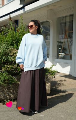 Ame Antwerpen Oversized sweatshirt licht blauw Ulla