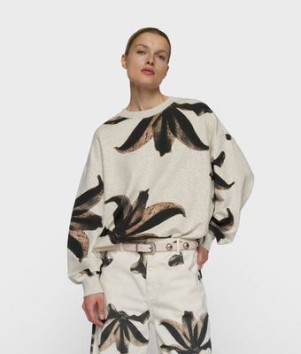 10 Days sweater flower soft white melee 20-825-6203