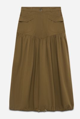 Alchemist Skirt Royi Dark Khaki TS0111