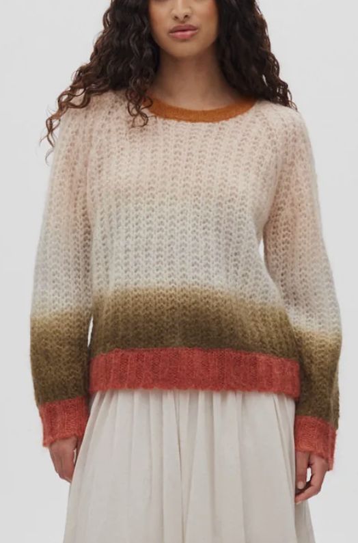 Rabens Saloner Boxy sweater JASMIN multi W26311302