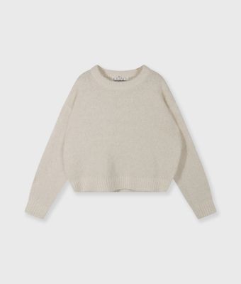 10 Days hairy knit sweater lurex