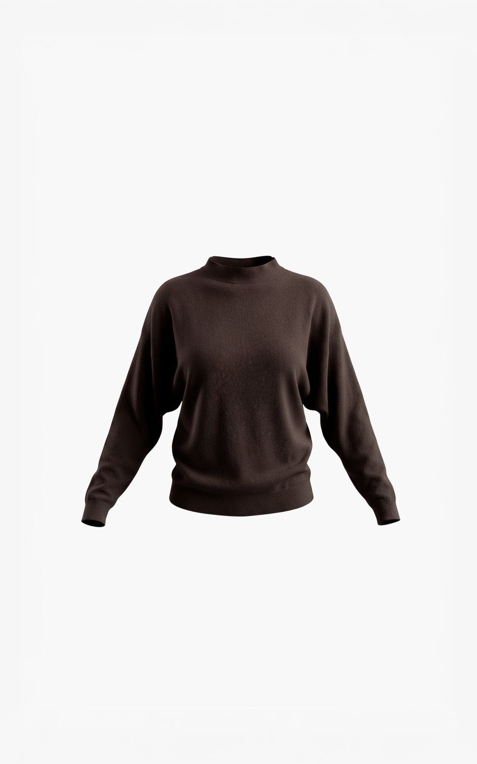 Aimee the Label FuertaventuraW6 Knitted Sweater Brown Melange FuertaventuraW6 Kn