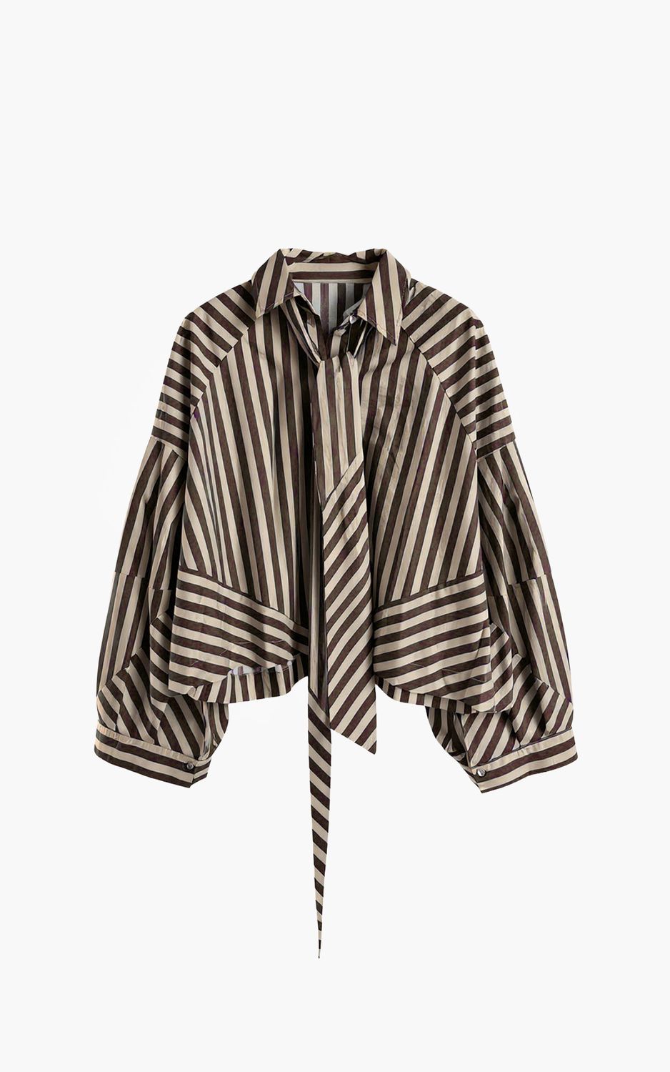 Aimee the Label OsloW6 blouse Brown Stripe OsloW6 blouse