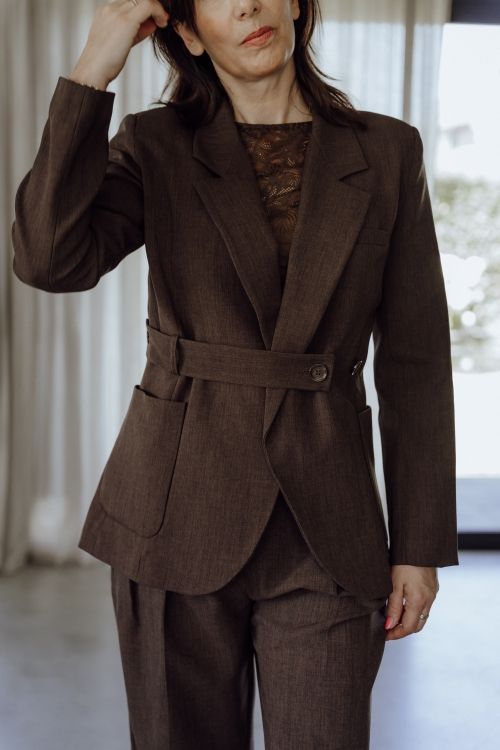 Aimee the Label AtlasW6 Blazer Brown 2 AtlasW6 Blazer