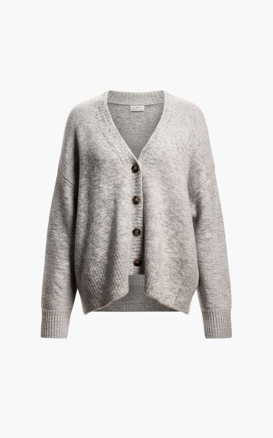 Aimee the Label TahitiW6 Cardigan LightGrey Melange TahitiW6 Cardigan