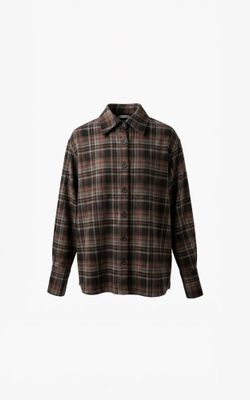 Aimee the Label PakistanW6 Check Blouse Brown/Grey Check PakistanW6 Check Blo