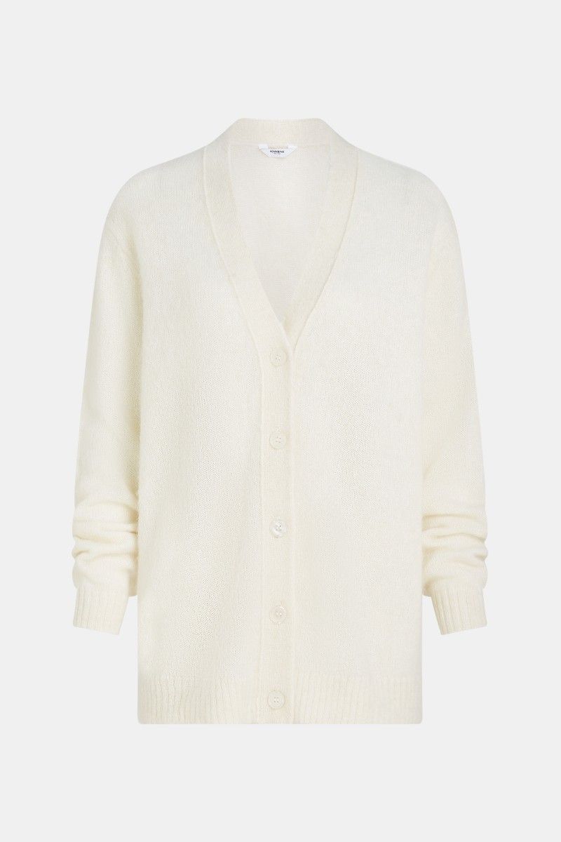 PENN &amp; INK N.Y. Cardigan ecru W26B429
