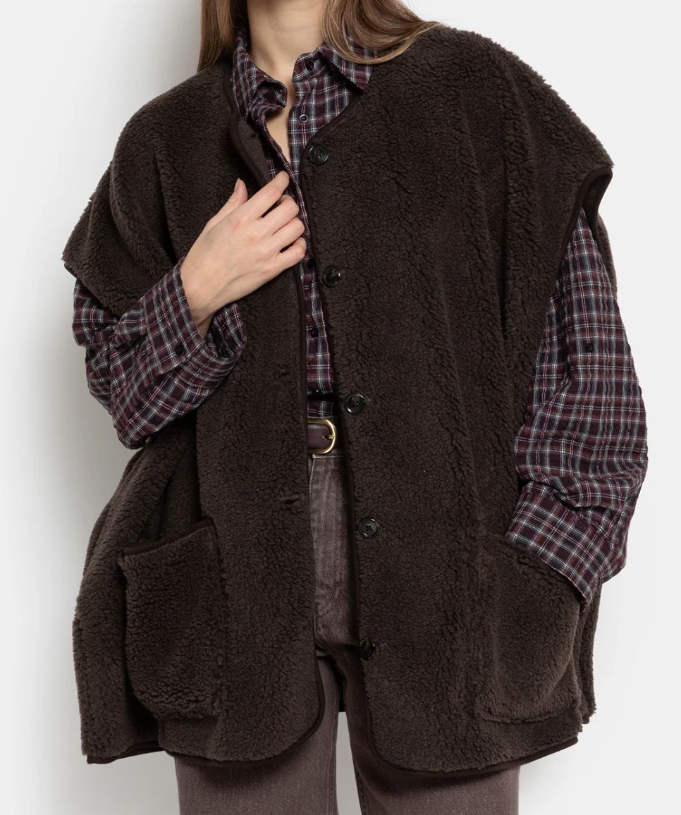 Ame Antwerpen Jacket oversized teddy Ines