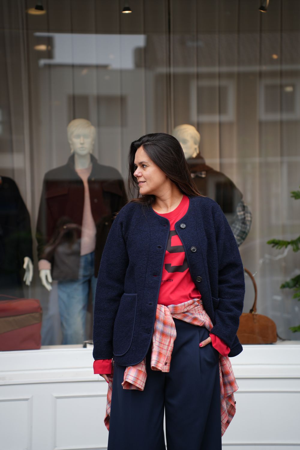 Ame Antwerpen Jack blauw Oman