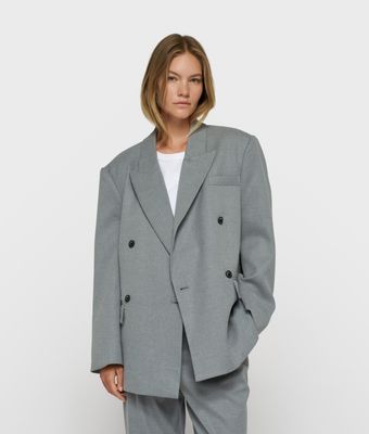 10 Days proud blazer light grey melee 20-506-6204