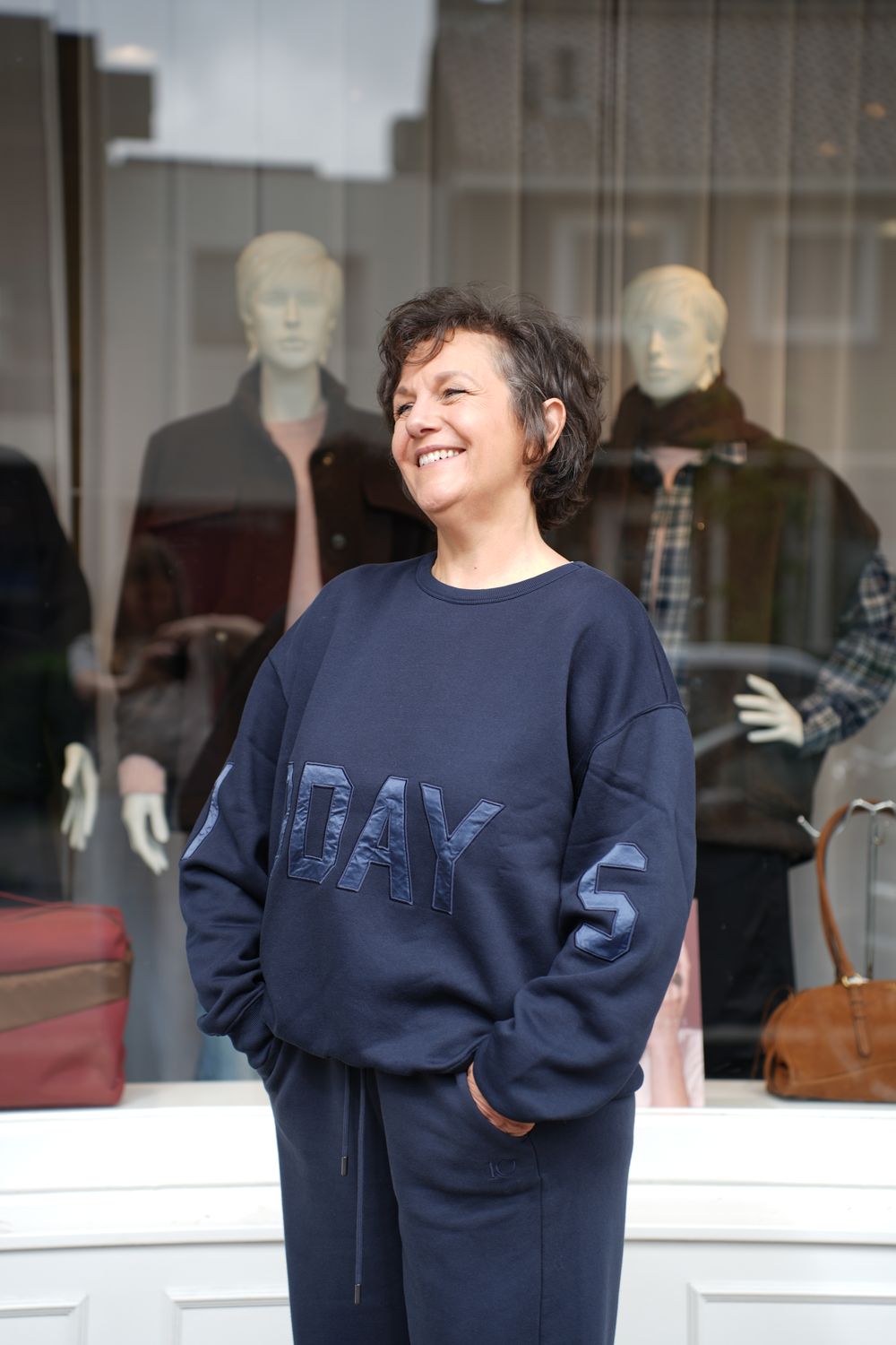 10 Days statement sweater night sky