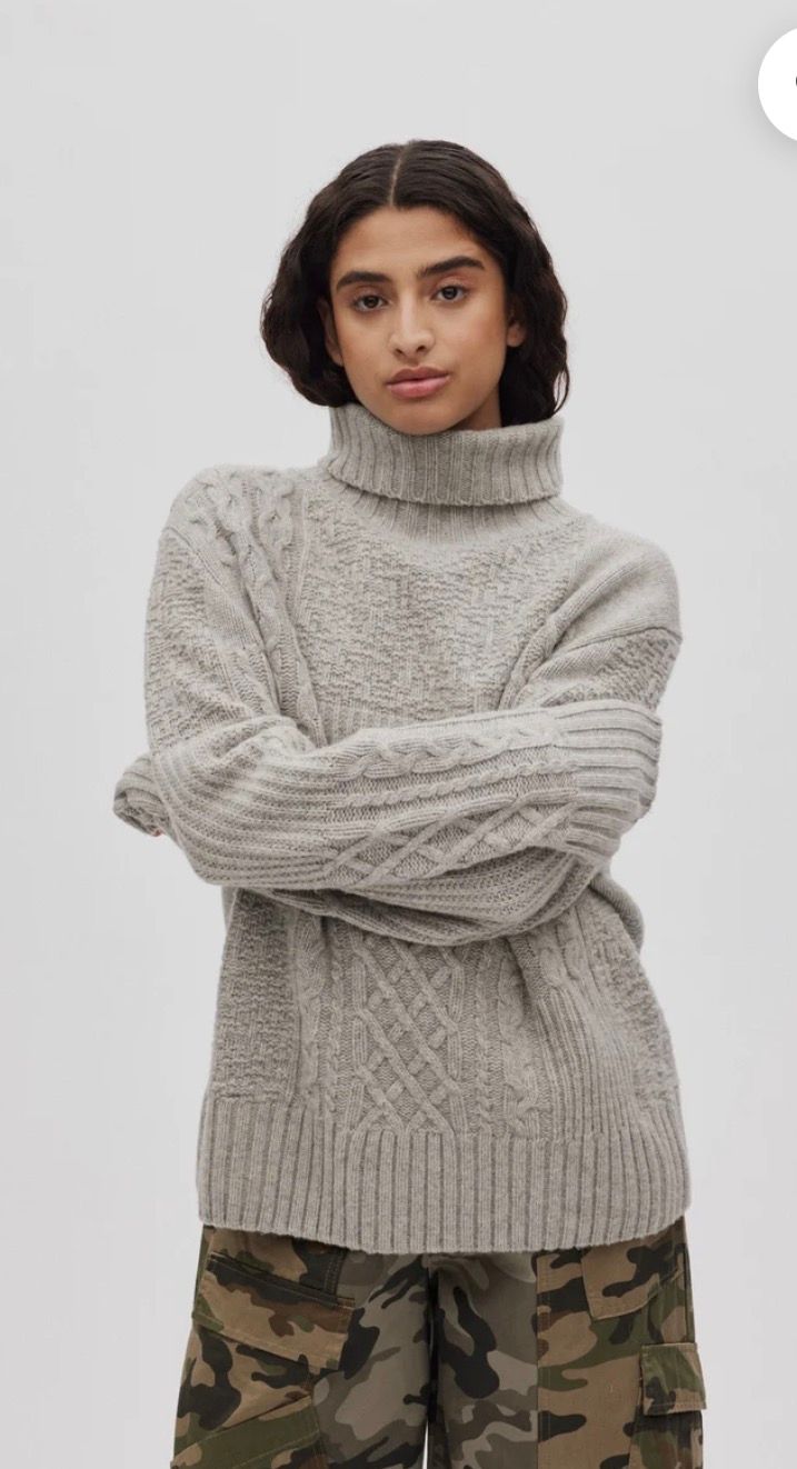 Rabens Saloner Pullover grijs W26337305 ANLI