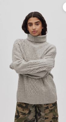 Rabens Saloner Pullover grijs W26337305 ANLI