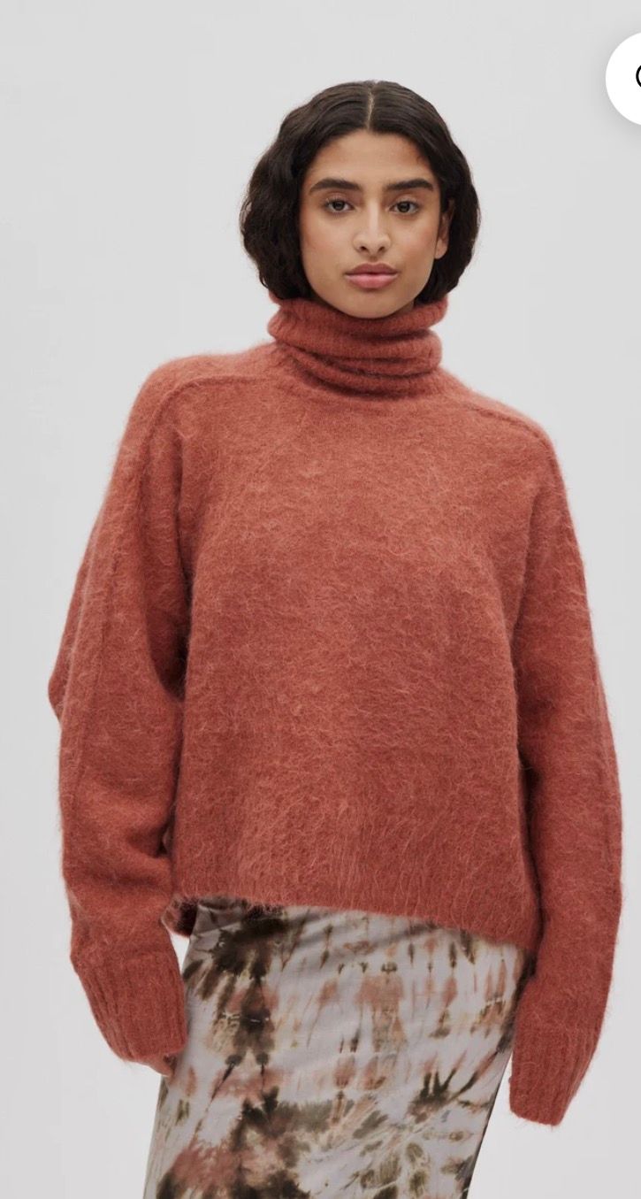 Rabens Saloner Pullover brique W26337301 MABEKA
