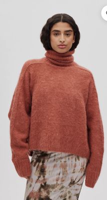 Rabens Saloner Pullover brique W26337301 MABEKA