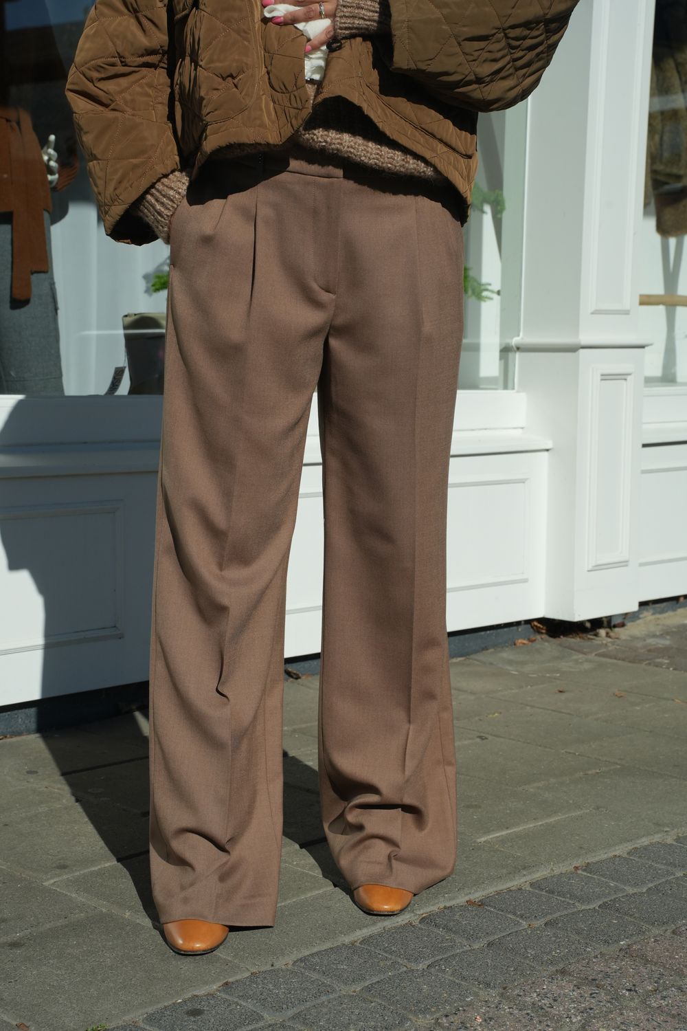 PESERICO Pantalon cognac P04936